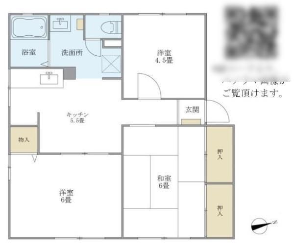 ハイツ鎌倉Ａ 102号室 間取り