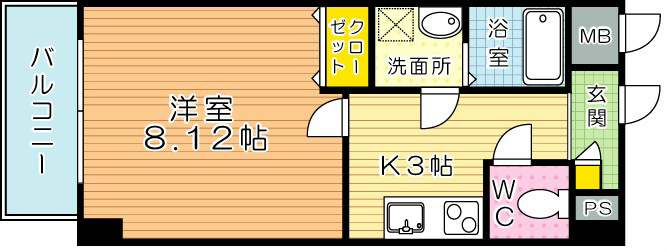 Bergamotto門司駅前(ベルガモット門司駅前)  間取り図