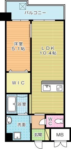 Ｐｌｕｍｅ木町（プルーム木町） 402号室 間取り