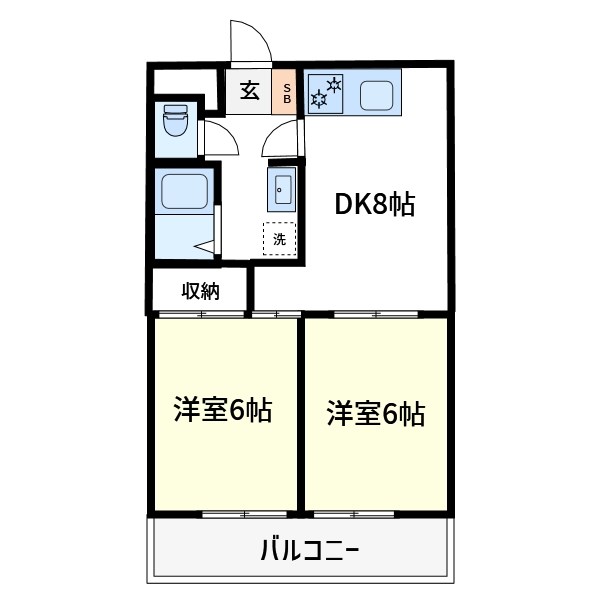 ドミール325  間取り図