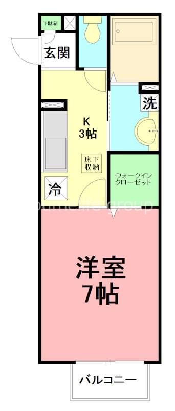ドルフ・花みずきＫ 101号室 間取り