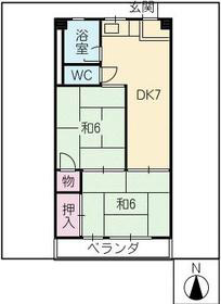 愛知県名古屋市千種区鹿子町６丁目 間取り