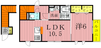 202号室 間取り
