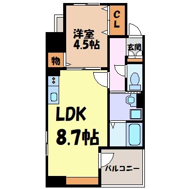 CITY SPIRE名古屋大須 間取り図