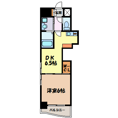 エステムプラザ名古屋駅前プライムタワー 間取り図