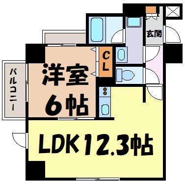 Ｐ－ＳＱＵＡＲＥ　ＳＨＵＭＯＫＵ 間取り図