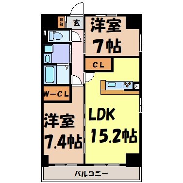 Live Flat上前津 間取り図