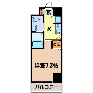 ヴァンデュール名古屋御器所 間取り図