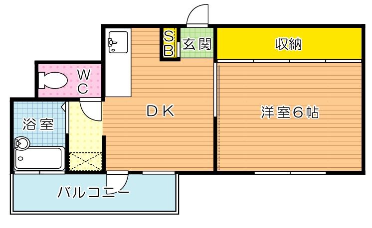 プリモレガーロ香春口 402号室 間取り