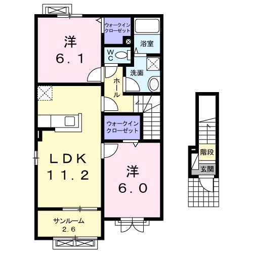 ラ　ルーチェ 間取り