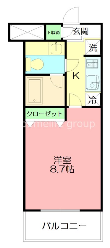 style BE  104号室 間取り