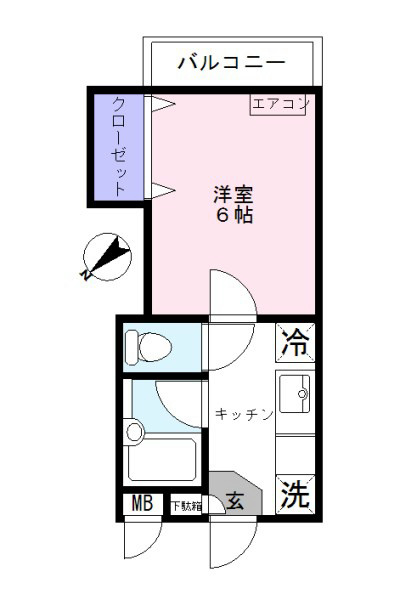 アウルネストK  間取り