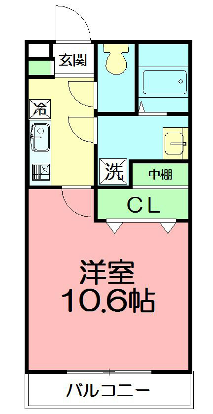 アムール本郷台 102号室 間取り