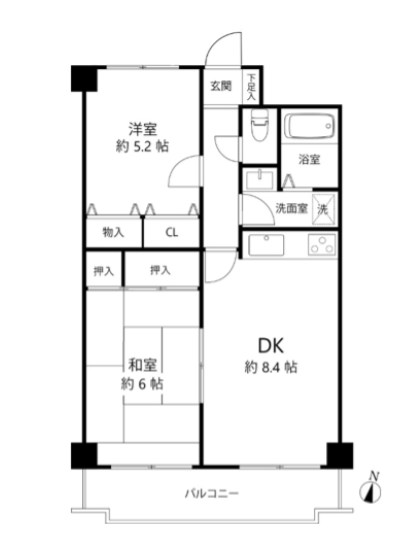 T's garden藤沢長後 305号室 間取り