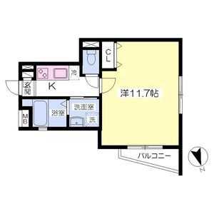 ハピネス北田町 間取り図