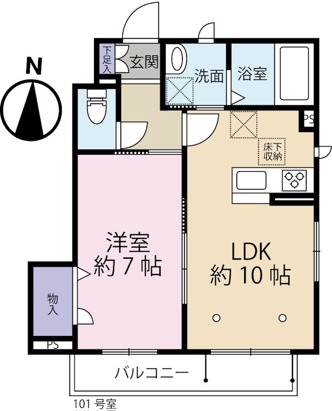 ソル･レベンテ 間取り