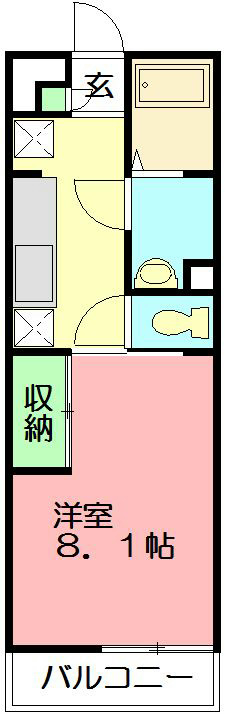 リブリ・Ｔ・Ｓ湘南台 202号室 間取り