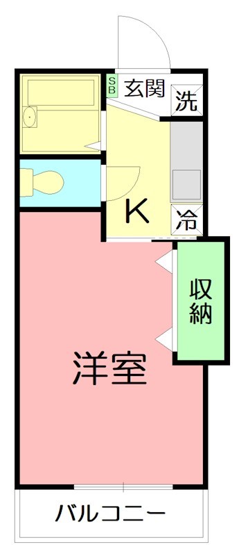 ピュア湘南 103号室 間取り
