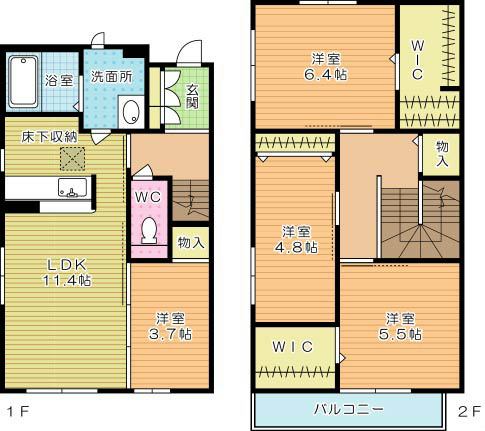 ＲＥＦＩＡＮＴ到津（レフィアント到津） 間取り図