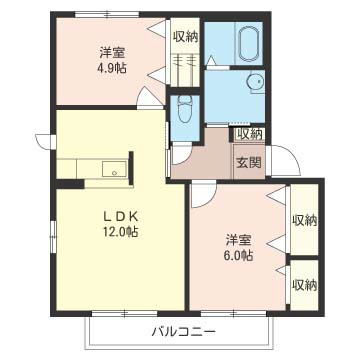 サザンクロスⅡ 間取り