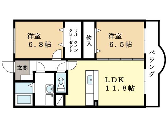 サンライズ京田辺 間取り