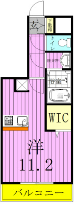 ツリーデン松戸Ⅱ 101号室 間取り