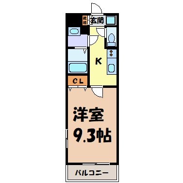 ルクレ新栄レジデンス 間取り