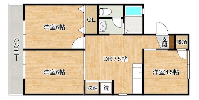 セジュールトヨダ 201号室 間取り