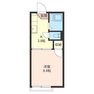 渡辺ハイツ 間取り