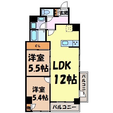 レジデンシア東別院 間取り図