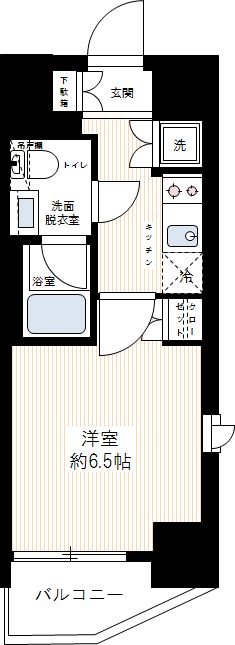 リヴシティ川崎 0805号室 間取り