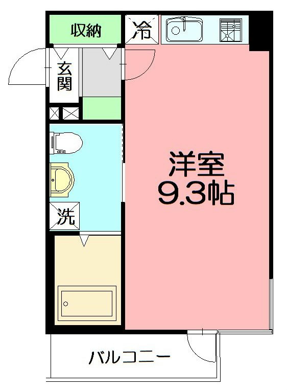 ライフゾーン藤沢 303号室 間取り