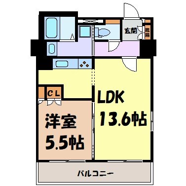 パークアクシス名駅南 間取り図