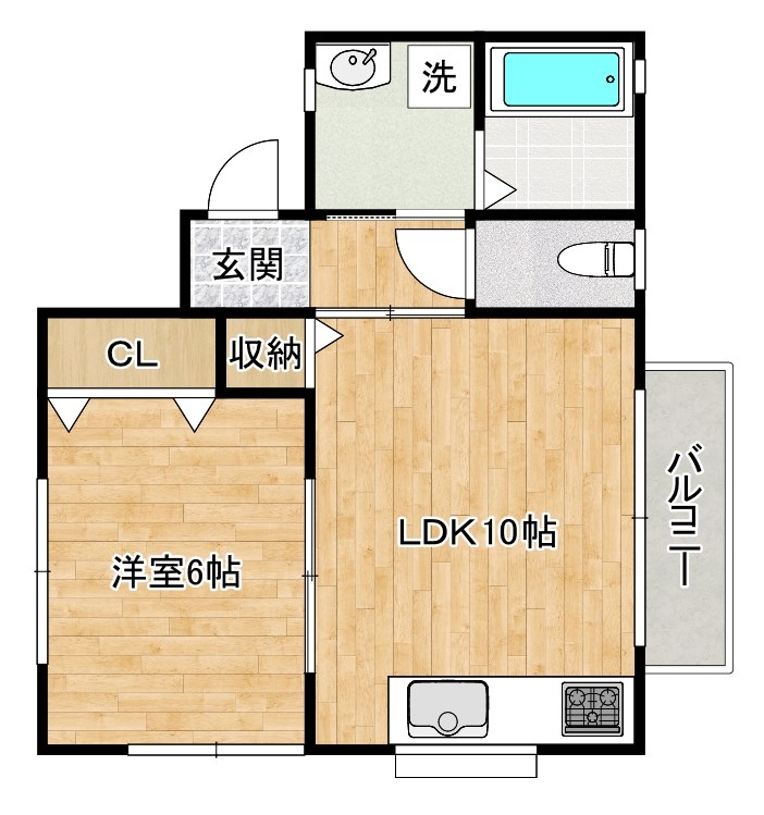アーボリアルⅡ 102号室 間取り