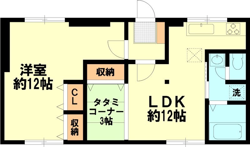 コーポISE 間取り図