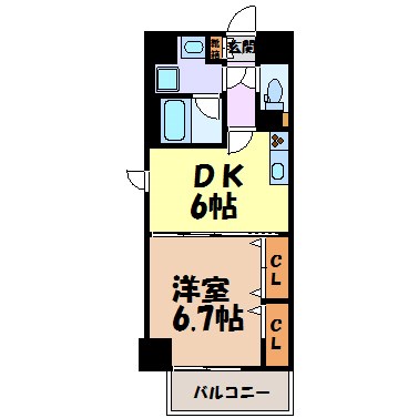 グリーンコート亀島 間取り