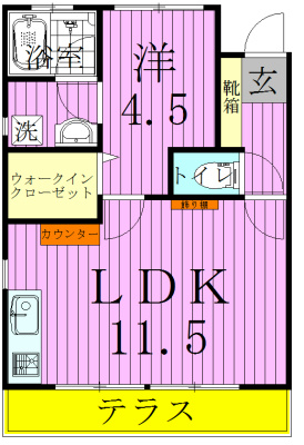 アネックス・セイワ 101号室 間取り
