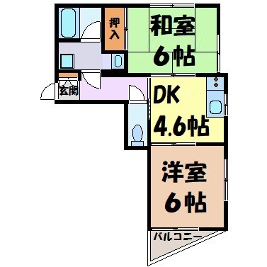 ラウムズ虹ヶ丘 間取り図