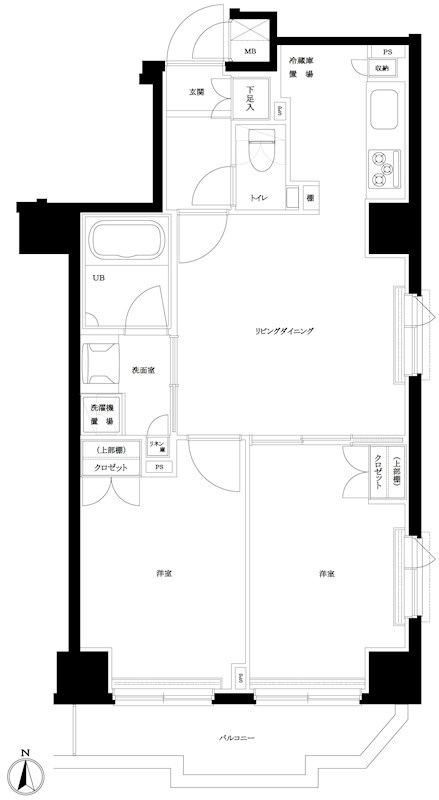 ルーブル両国弐番館 間取り図