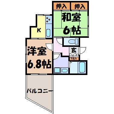 ラウムズ虹ヶ丘 間取り図