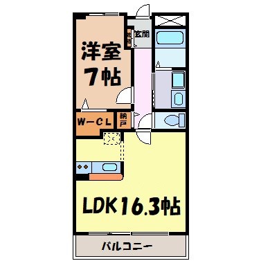 グラン・アベニュー名駅南 間取り図