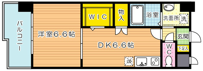 アルティザ小倉 402号室 間取り