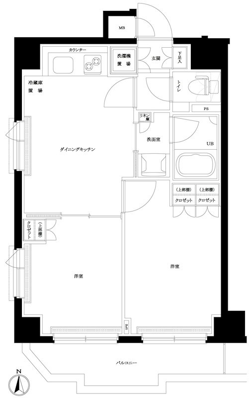 ルーブル両国弐番館 間取り図