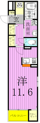 スターカレントⅠ 間取り