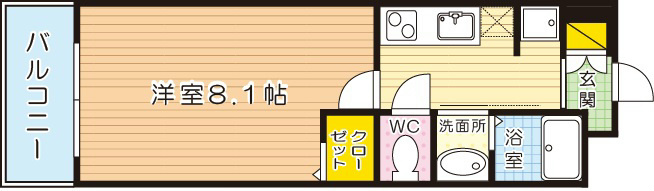 A&E Glanz(エーアンドイーグランツ) 203号室 間取り