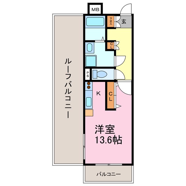 キャッスル常滑 間取り図