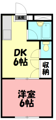 辻堂フローラ 103号室 間取り