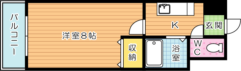 アリエストム 205号室 間取り