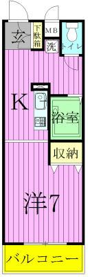 303号室 間取り