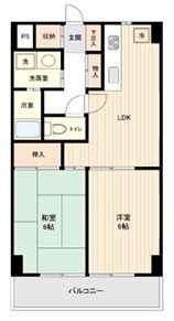 ウィンベルコーラス平塚第13 403号室 間取り